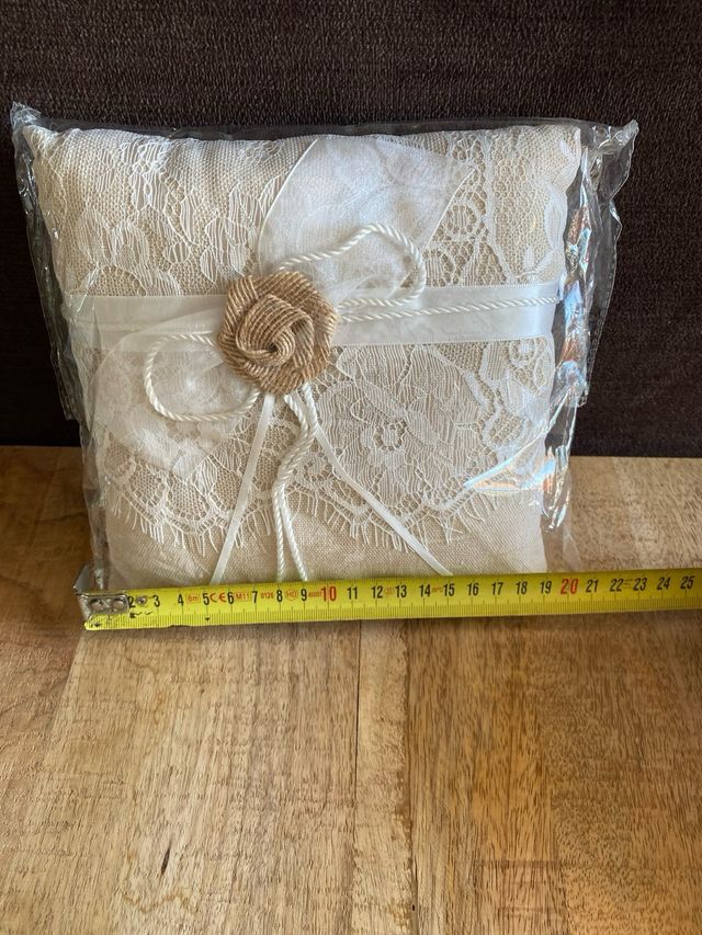 Cojin de boda para los anillos