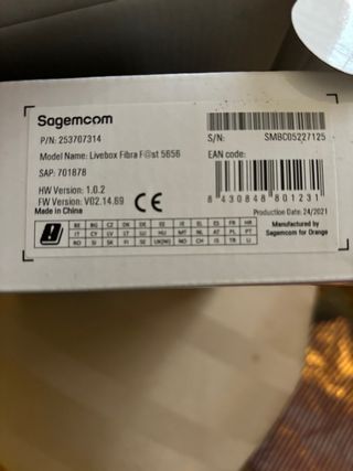 Router Livebox Fibra