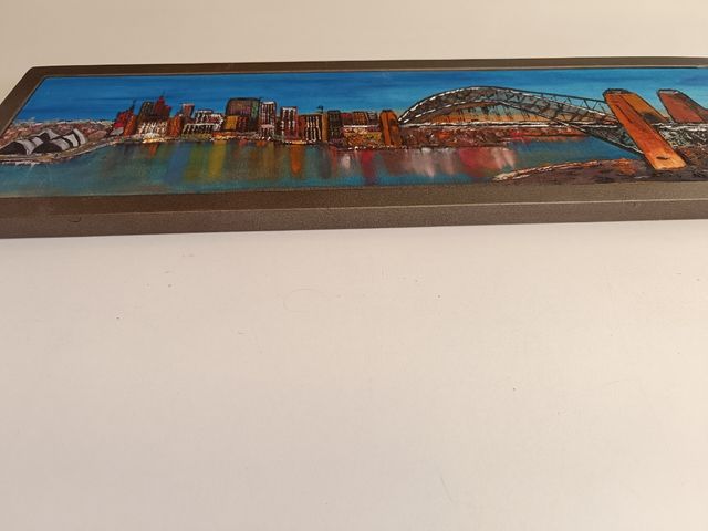 Olio su legno soggetto Sydney all' alba