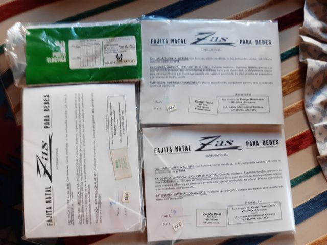 Lote Fajitas natal para bebes.