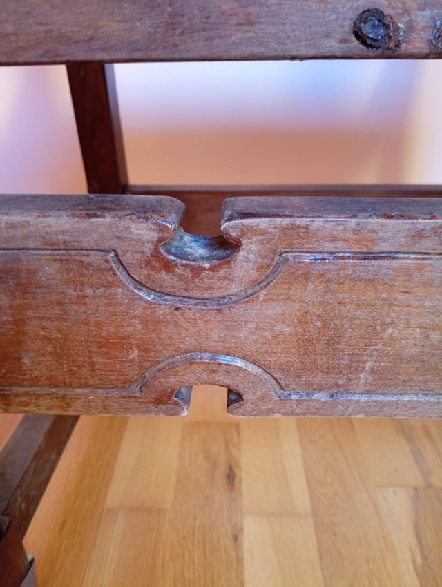 SILLON FRAILERO MADERA Y PIEL