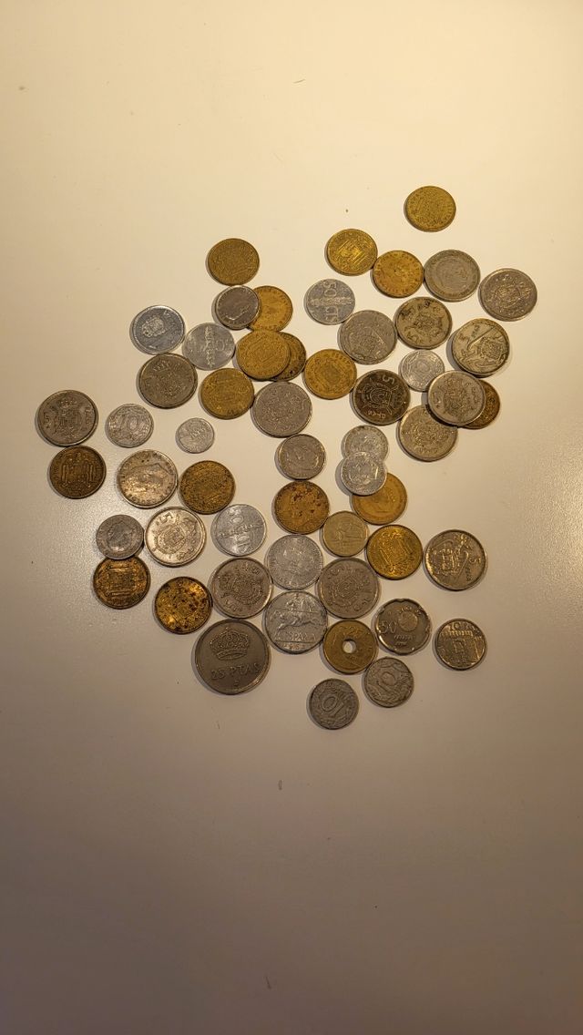 Conjunto monedas pesetas
