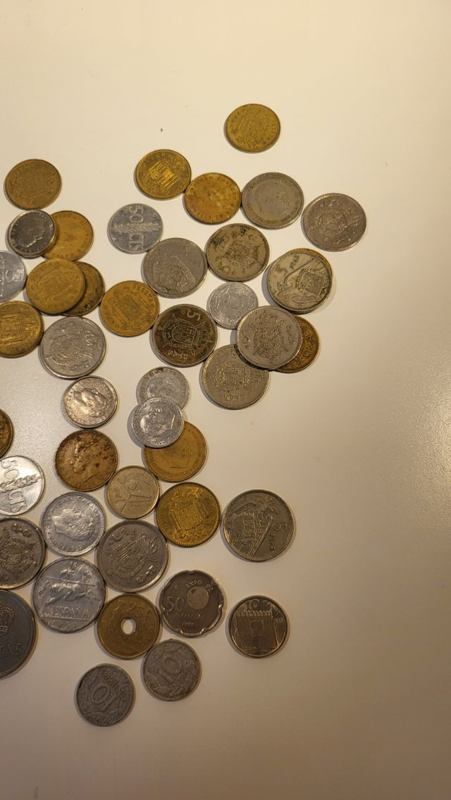 Conjunto monedas pesetas