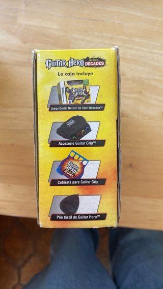 Juego guitar hero DS