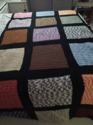 Manta crochet 