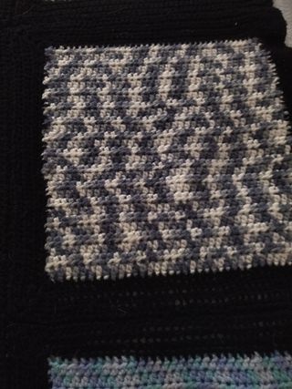 Manta crochet 