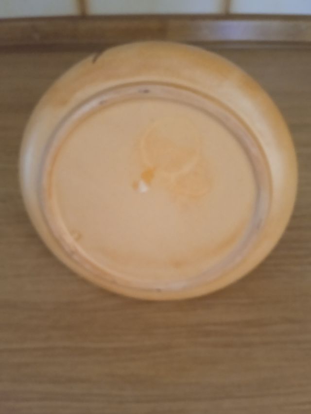 Jarrón vintage pintado a mano