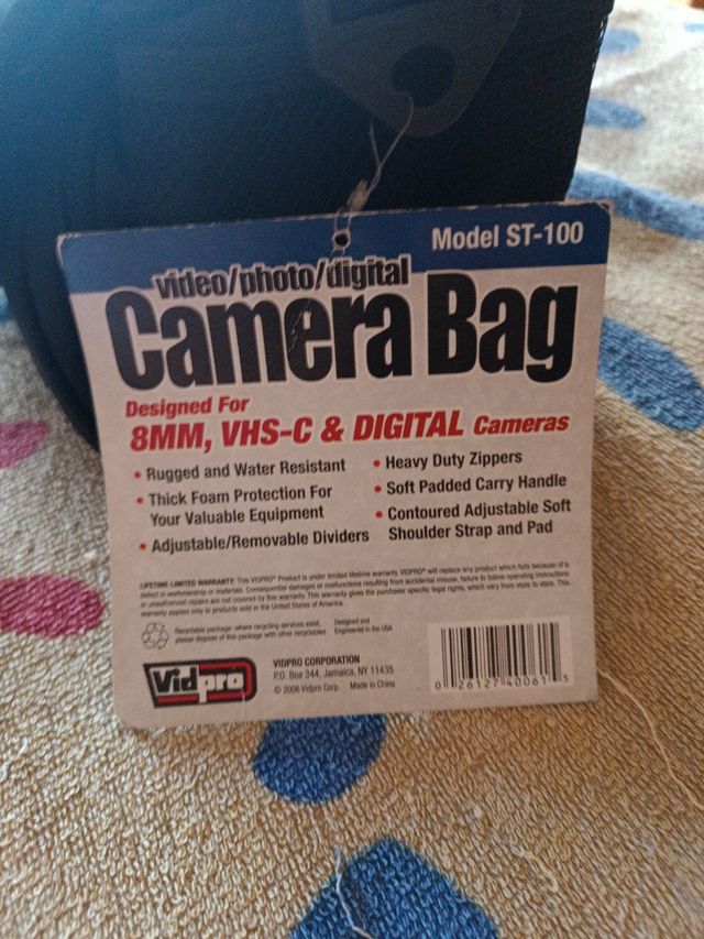 Funda para cámara de vídeo digital.