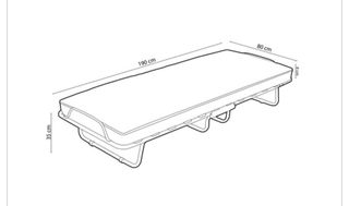 Cama plegable