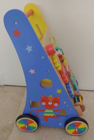 Andador infantil de madera Eureka Kids