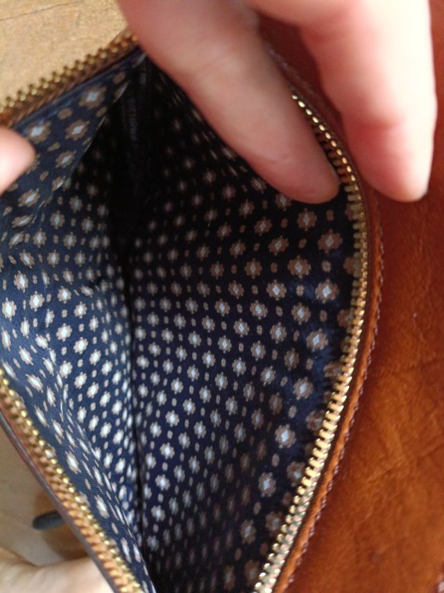 Riñonera piel/cuero camel/marrón M. dutt