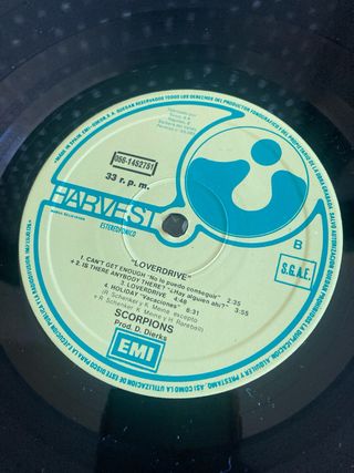 Scorpions Lovedrive LP