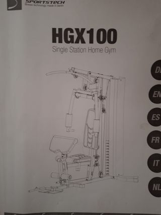 Sportstech HGX100 Banco de ejercicio