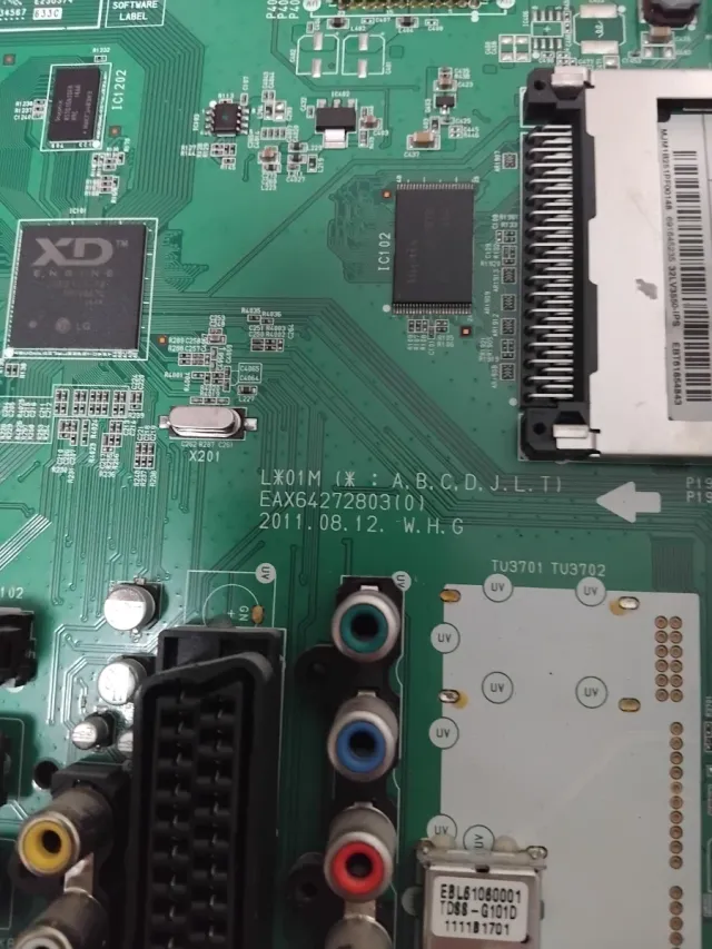 L.G. 32 LV 3550, DESPIECE, placas, flex, cable Red