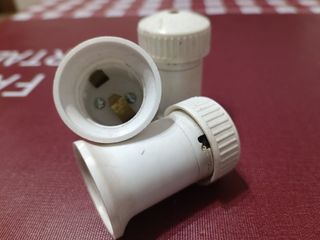 5 Portalamparas antiguo