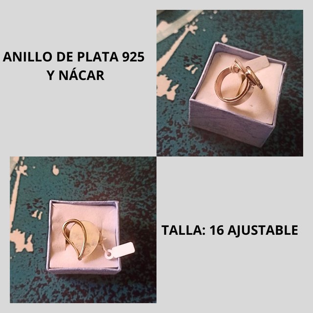 Anillos de plata 925 y piedras