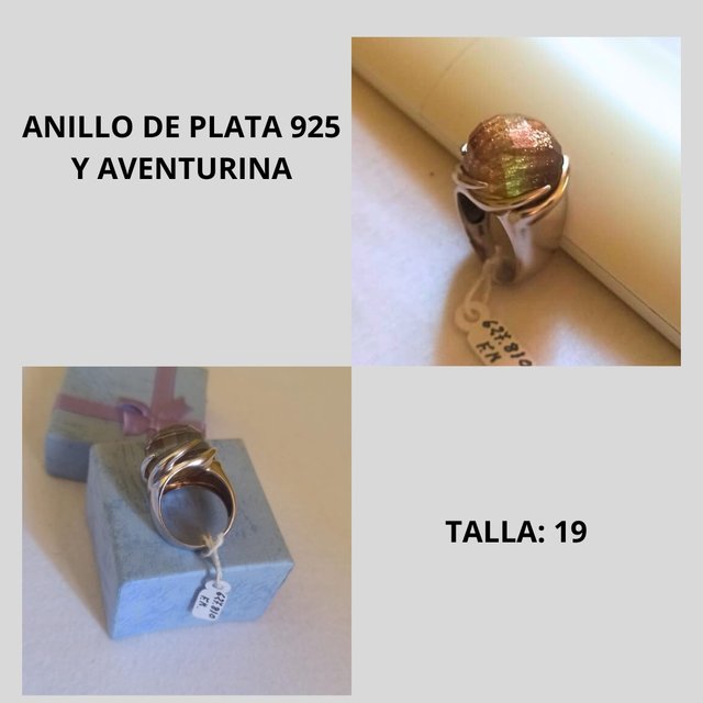 Anillos de plata 925 y piedras