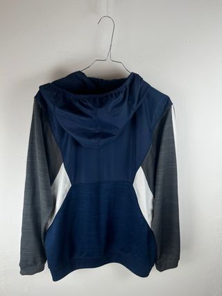 Adidas Giacca a Vento Blu Grigio M