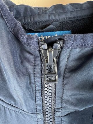 Adidas Giacca a Vento Blu Grigio M