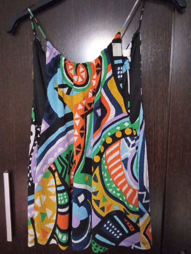 Top blusa multicolor Springfield