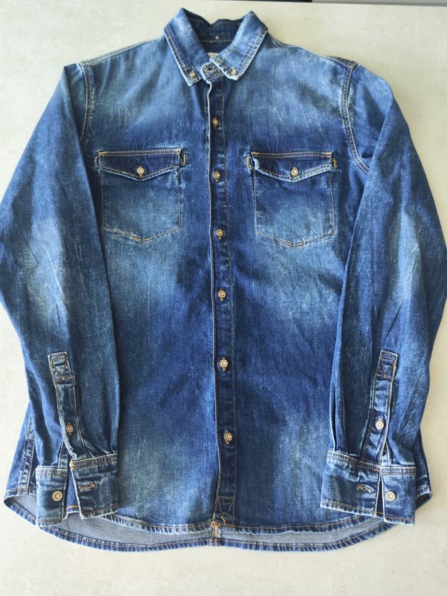 Camisa vaquera HE Mango talla M
