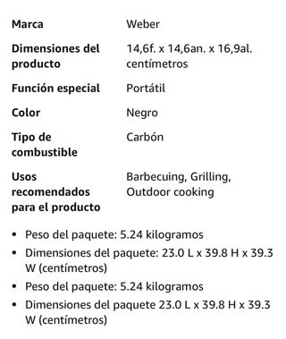 Barbacoa Weber portatil Smokey Joe Premium