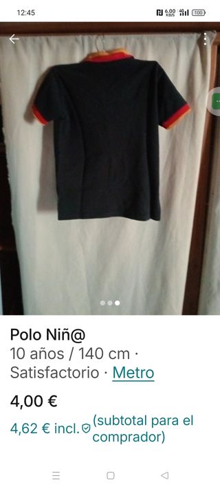 Polo niñ@ Marca Metro