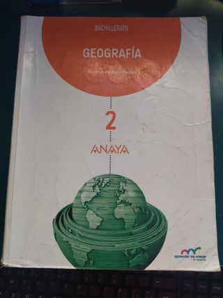 GEOGRAFÍA 2 BACH