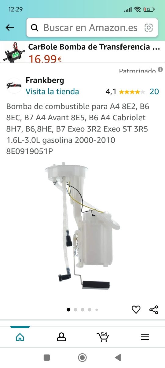 Bomba combustible a4