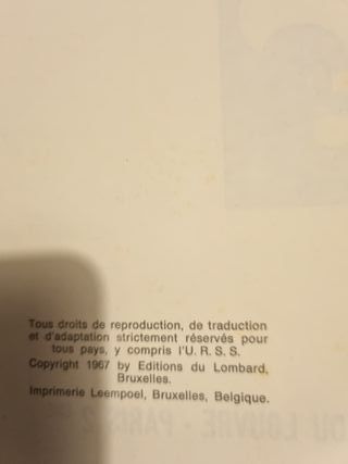 L´AFFAIRE DU COLLIER 1967 BLAKE & MORTIMER