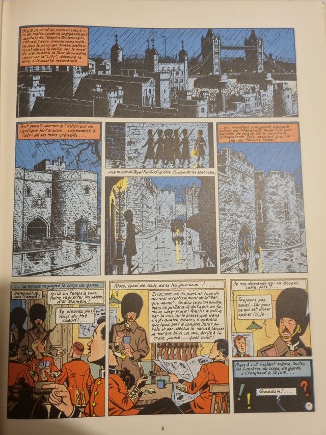 LA MARQUE JAUNE 1959 BLAKE Y MORTIMER EN FRANCES