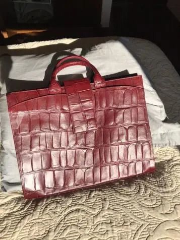 Bolso-maletín en piel