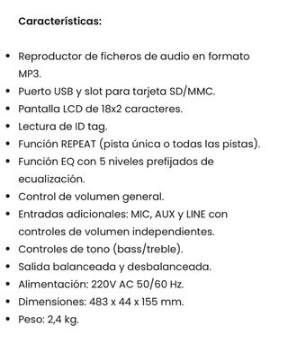 MMP5 Reproductor mezclador de audio