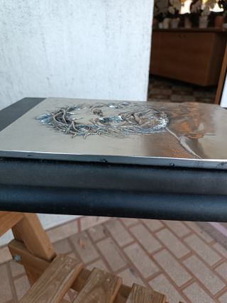 QUADRO d'autore CON BASSORILIEVO ARGENTO