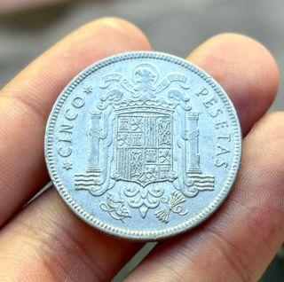 Moneda 5 Pesetas 1949 *19-50. Franco 