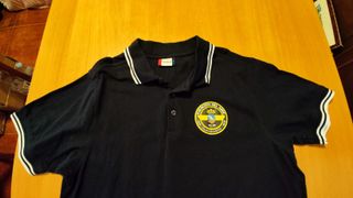 Polo Clique manga corta azul, talla M