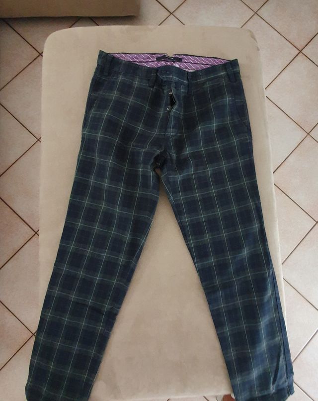 Pantalone a quadretti