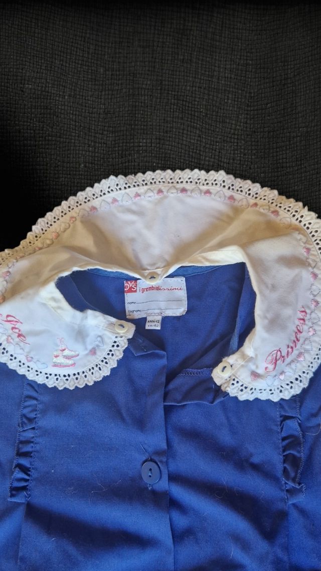 Grembiule blu bambina