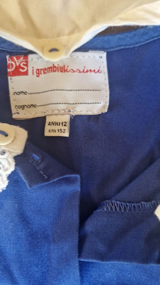 Grembiule blu bambina