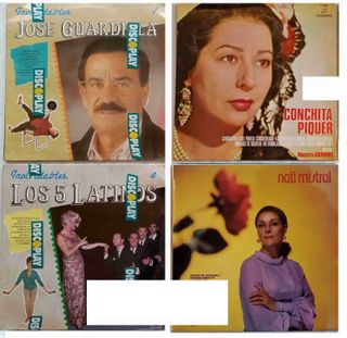 ROCK Y POP EN ESPAÑOL - 13 LPs y 2 dobles LPs