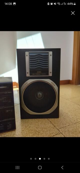 Minicadena + 2 altavoces Aiwa
