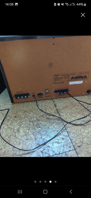 Minicadena + 2 altavoces Aiwa