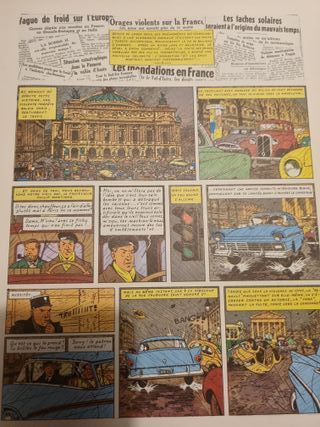 S.O.S METEORES 1959 UNE HISTORIE DU JOURNAL TINTN