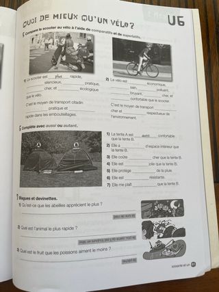 Libro de frances (cahier d’exercises) 3 ESO