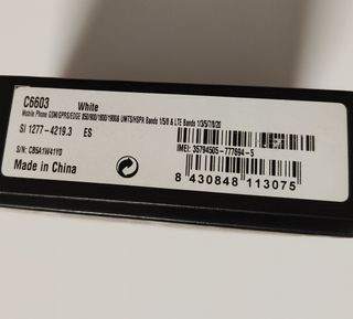 Sony Xperia Z blanco