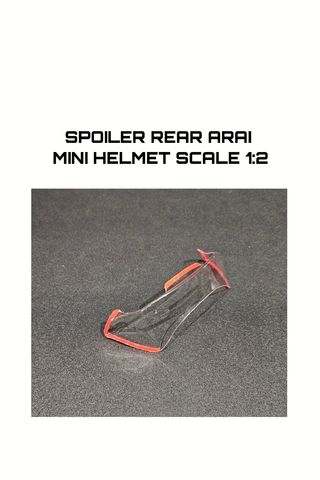 Spoiler trasero mini casco 1:2 arai