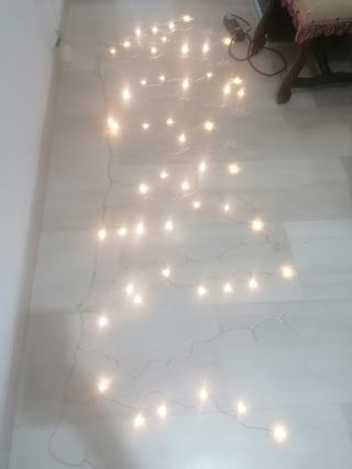 Luces de Navidad balcón