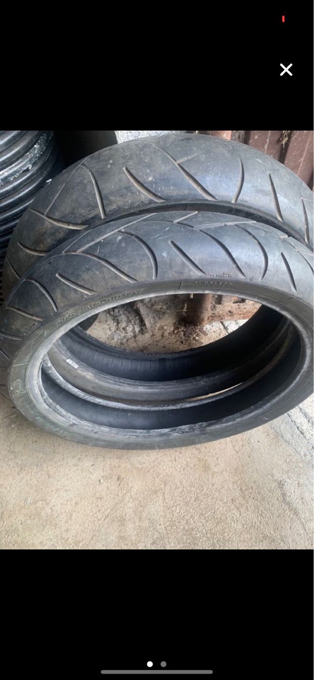 Pareja neumaticos moto Sm