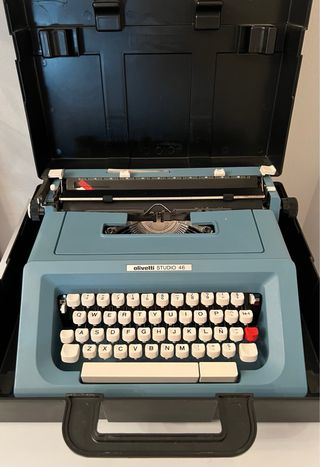 Máquina de escribir.