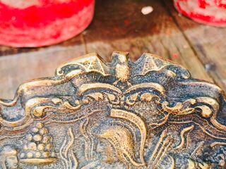 VACIA BOLSILLOS VINTAGE DE BRONCE CON FIGURAS